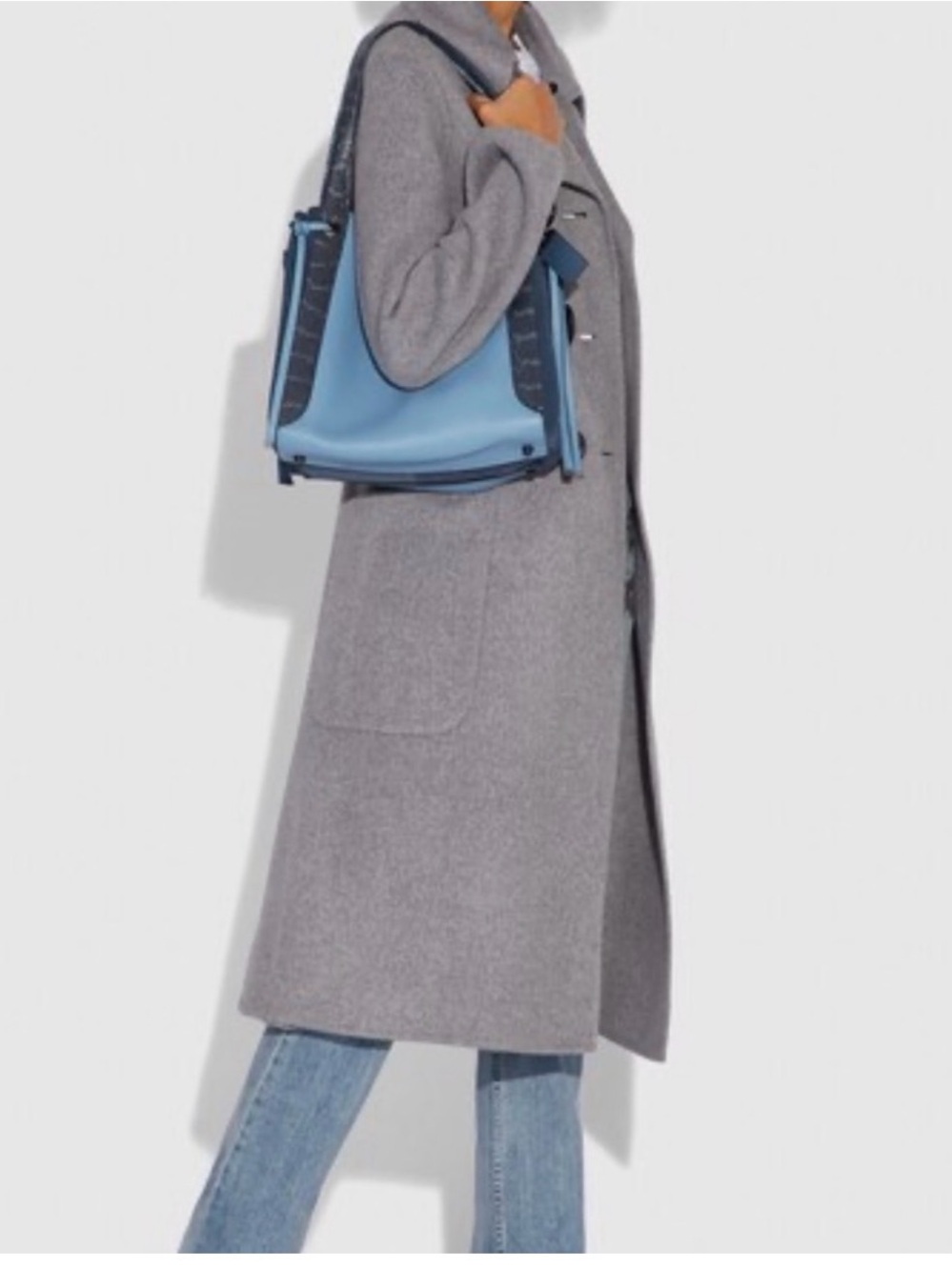 Harmony Hobo
In Colorblock With Snakeskin Detail